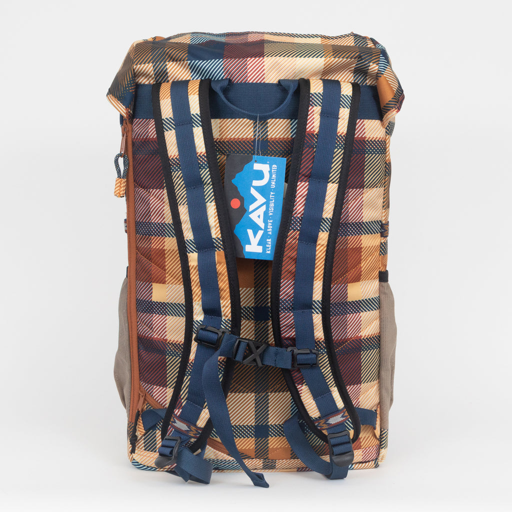 KAVU Timaru Backpack in CABIN PLAID