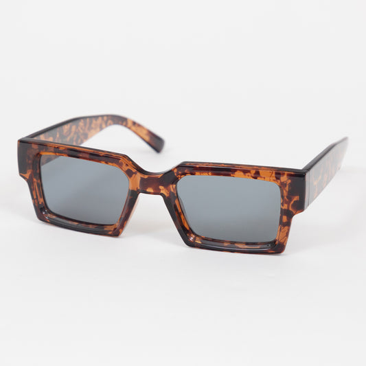 MELLER Tingo Rectangular Style Sunglasses in TIGRIS CARBON
