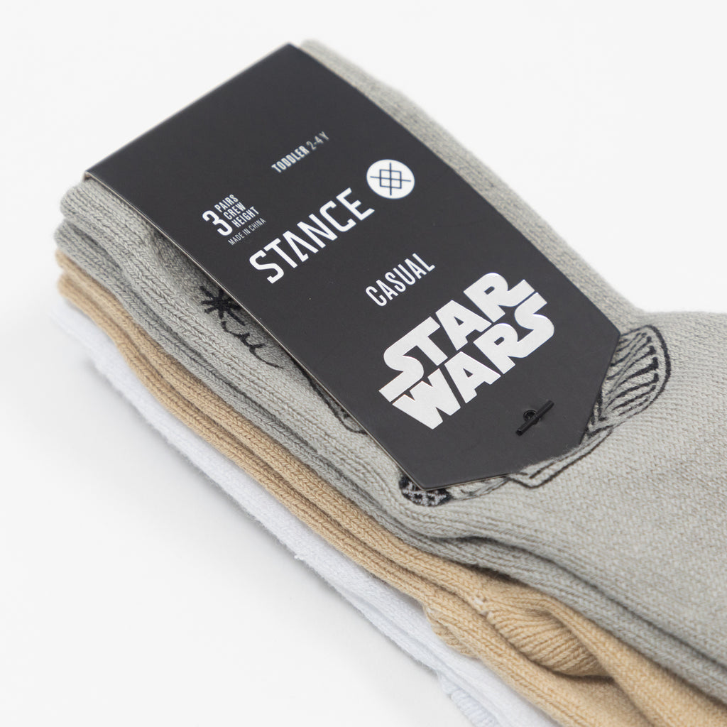 Toddlers STANCE X Star Wars 3 Pack Socks in GREY