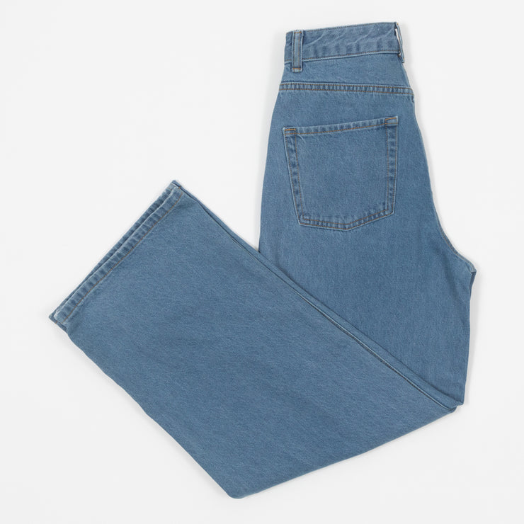 Womens JJXX Tokyo Wide Fit Ripped Jeans in LIGHT BLUE DENIM