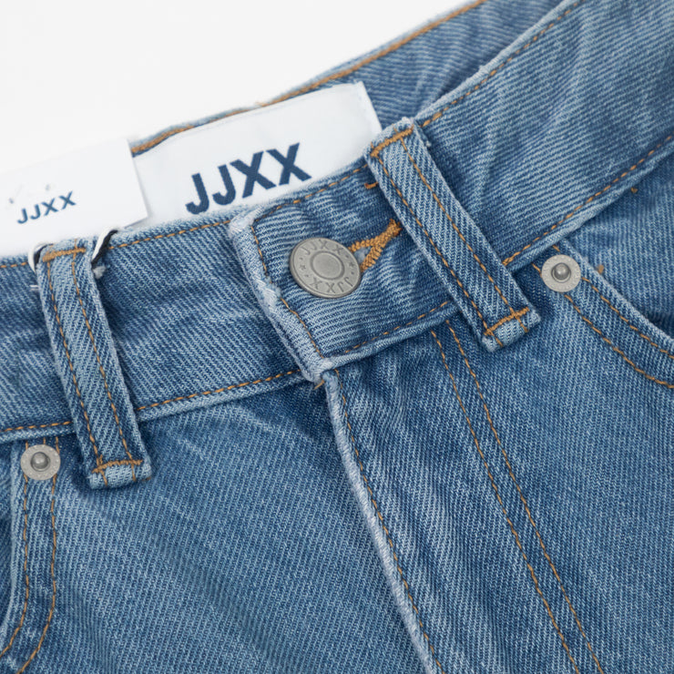 Womens JJXX Tokyo Wide Fit Ripped Jeans in LIGHT BLUE DENIM
