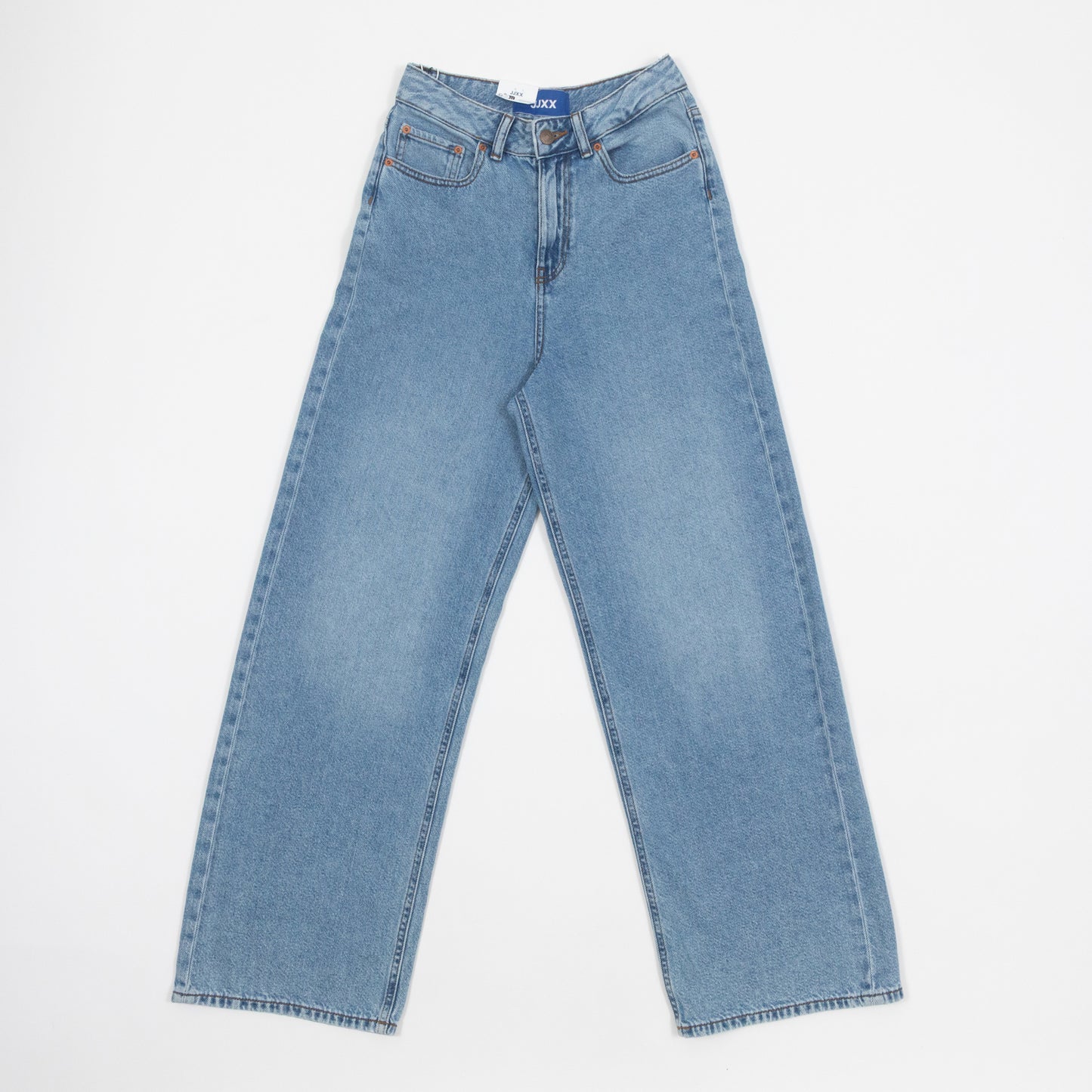 Womens JJXX Tokyo Wide Leg Jeans in MID BLUE