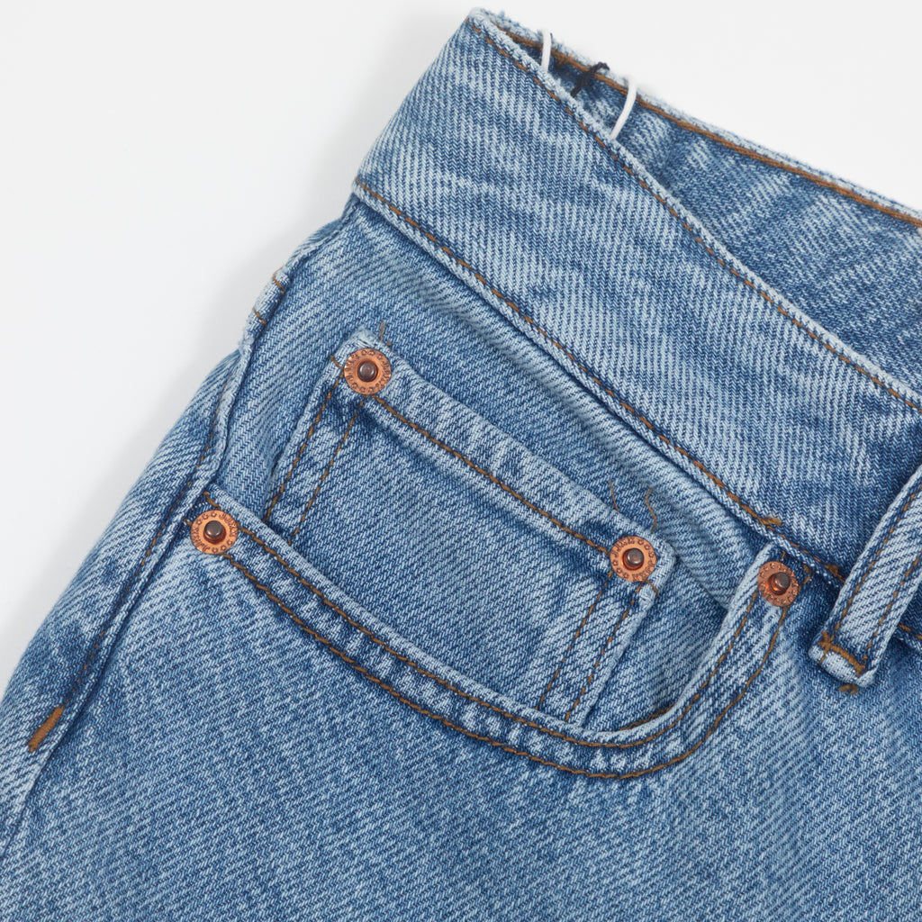 Womens JJXX Tokyo Wide Leg Jeans in MID BLUE