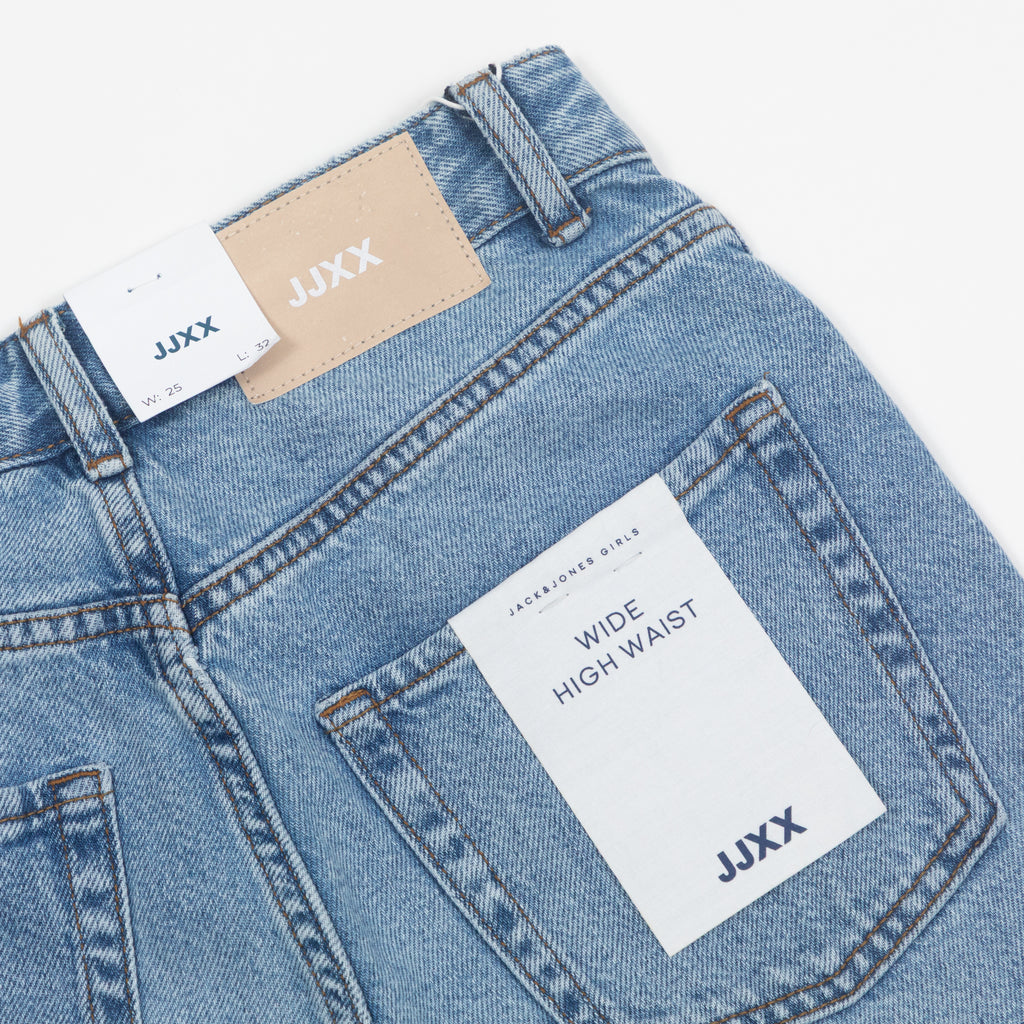 Womens JJXX Tokyo Wide Leg Jeans in MID BLUE