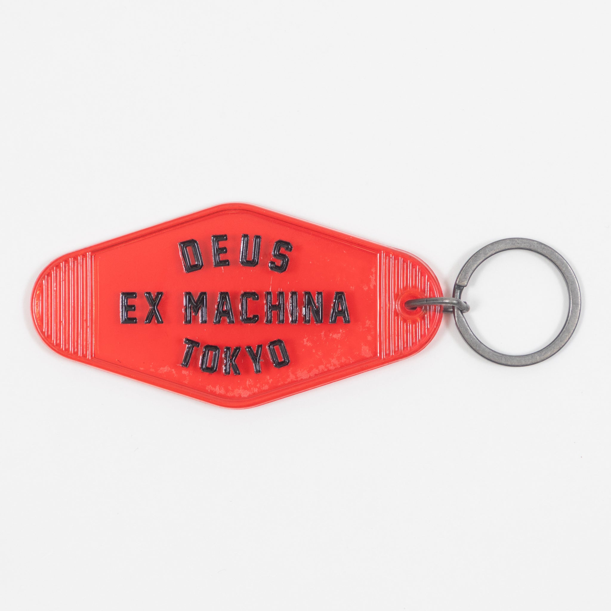 DEUS EX MACHINA Tokyo Key Tag in RED