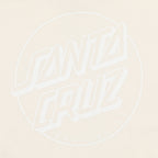 SANTA CRUZ Tonal Opus Dot Stripe T-Shirt in CREAM