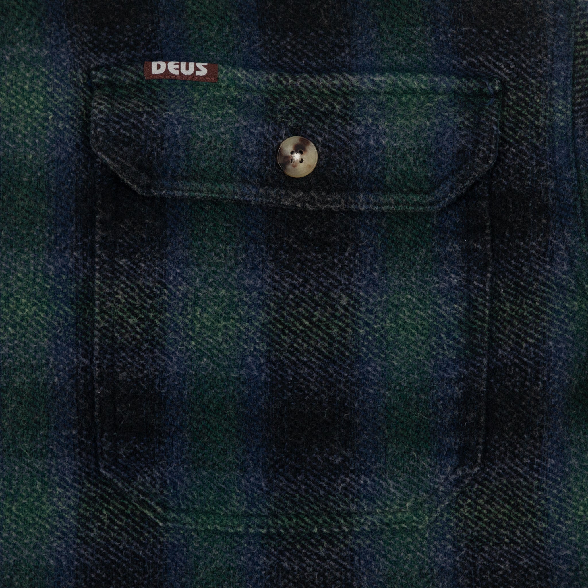 DEUS EX MACHINA Too Busy To Work Check Shirt in BLACK