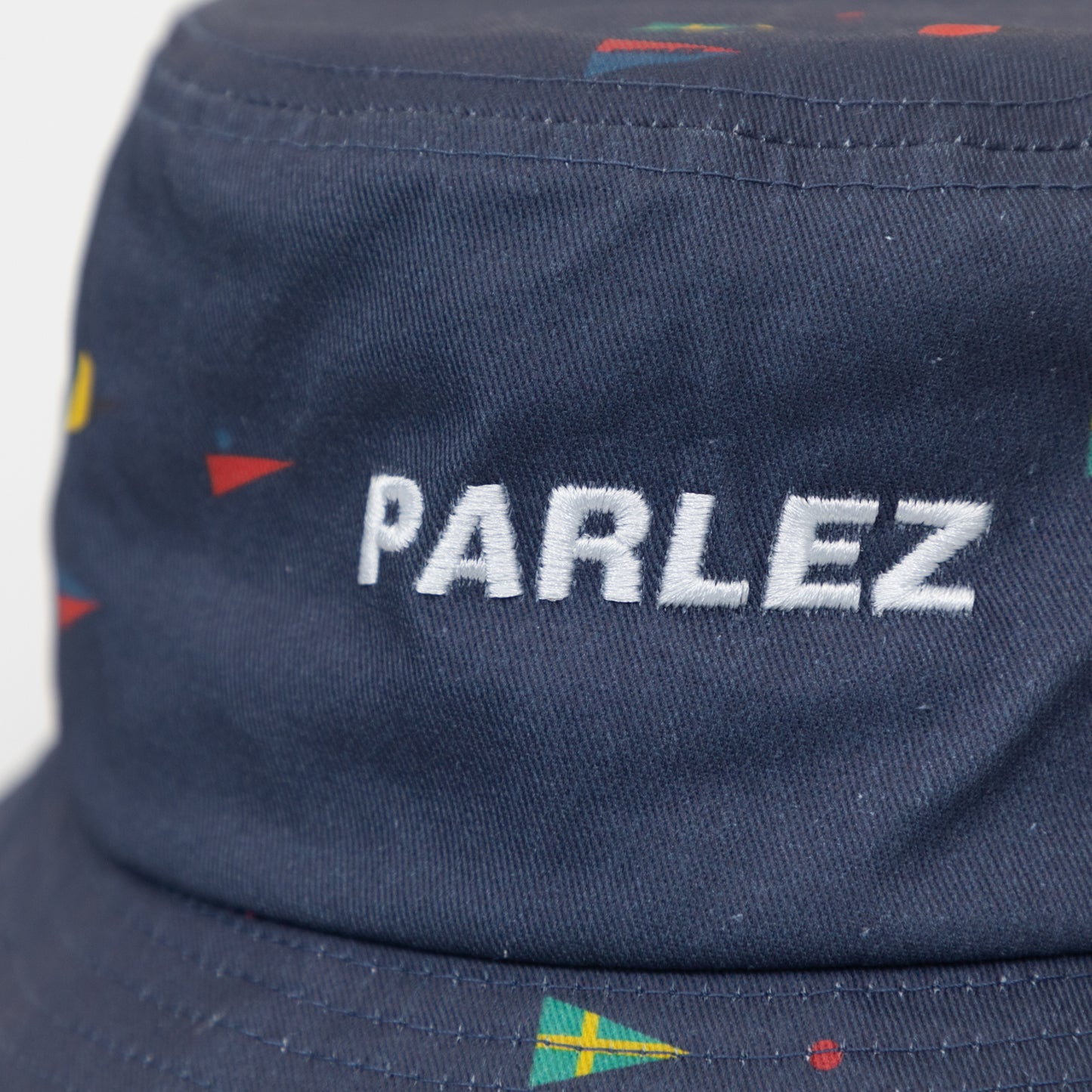 PARLEZ Topaz Logo Bucket Hat in NAVY