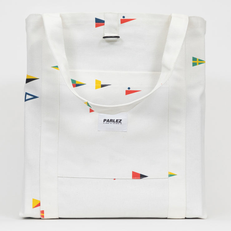 PARLEZ Topaz Tote in WHITE
