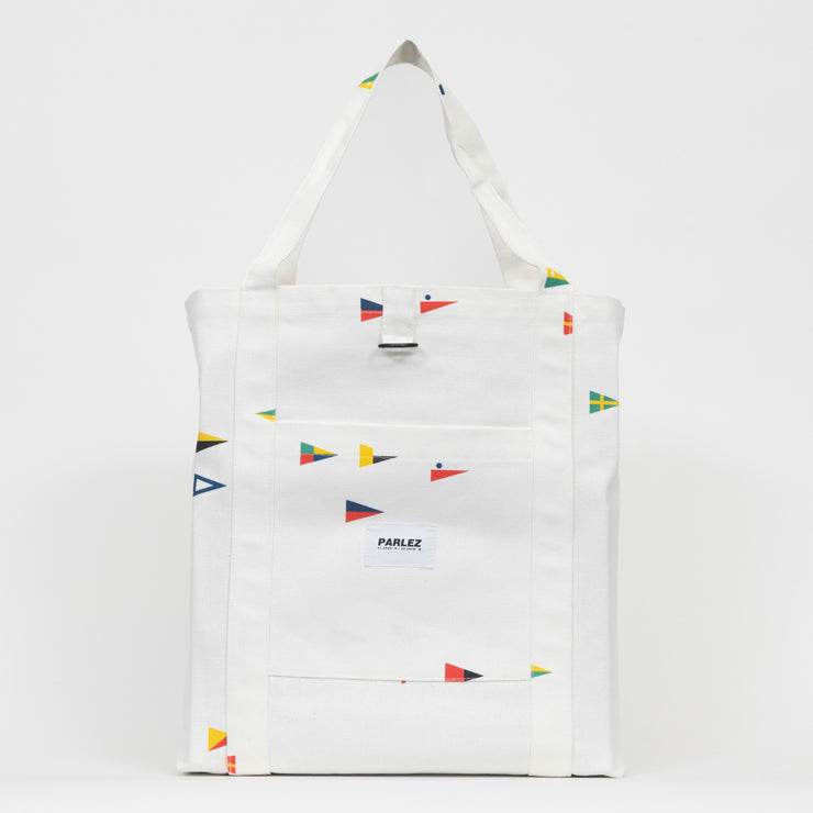PARLEZ Topaz Tote in WHITE