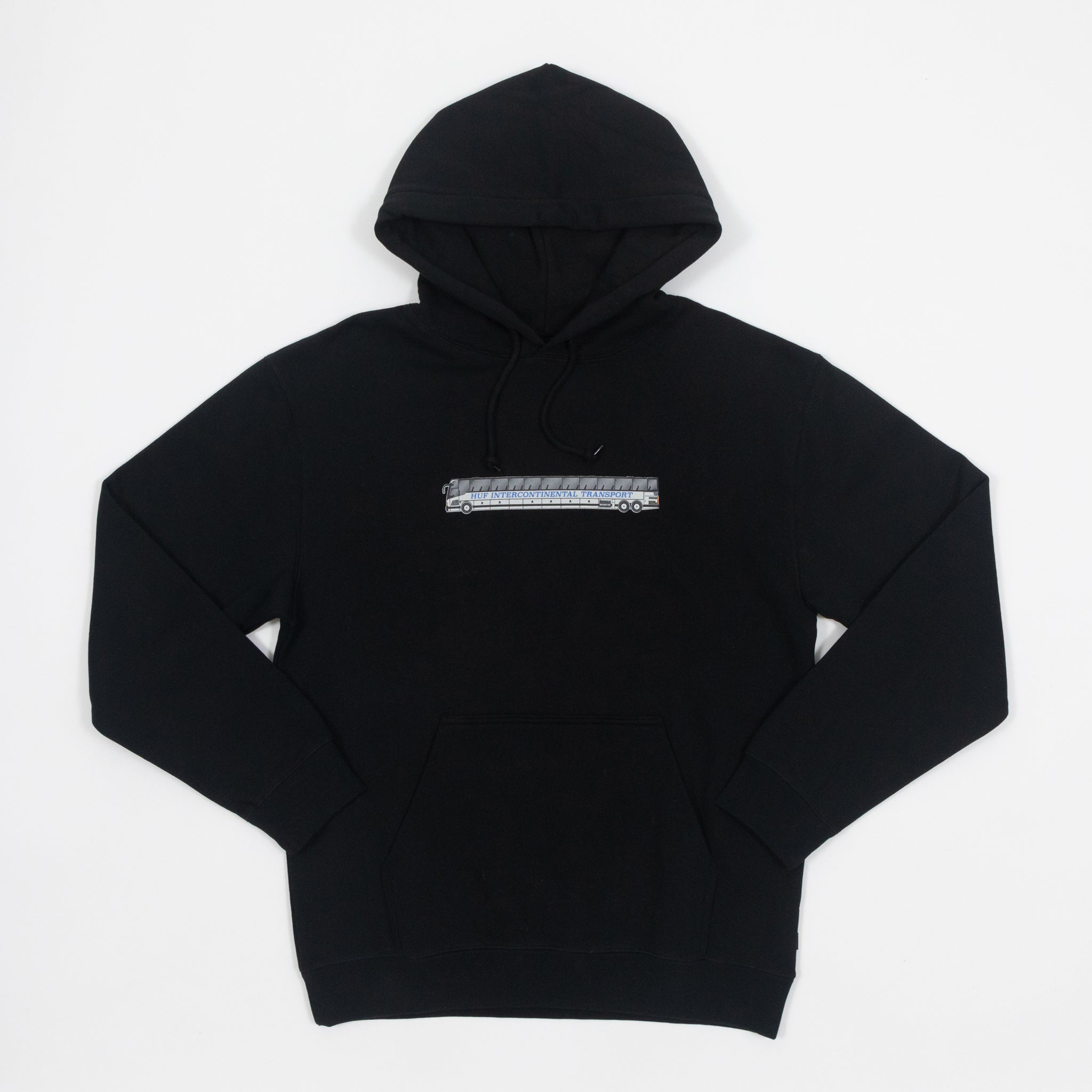 HUF Transport Graphic Hoodie in BLACK