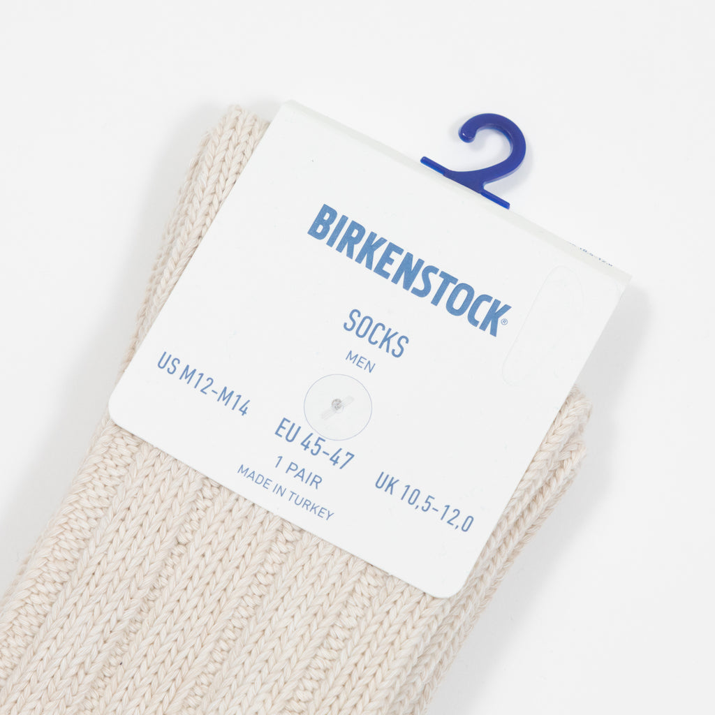 BIRKENSTOCK Twist Thick Socks in CREAM