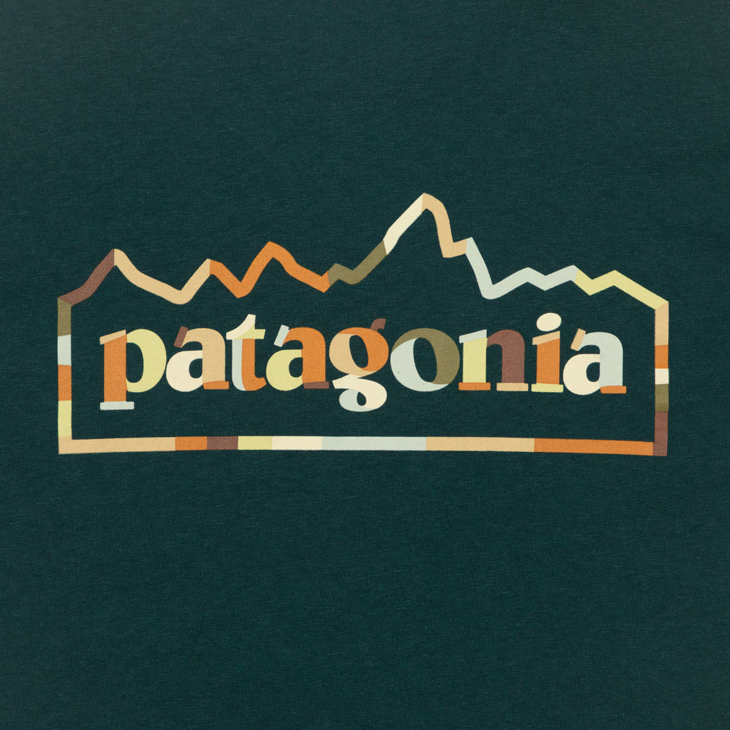 Womens PATAGONIA Unity Fitz Responsibili-Tee T-Shirt in GREEN