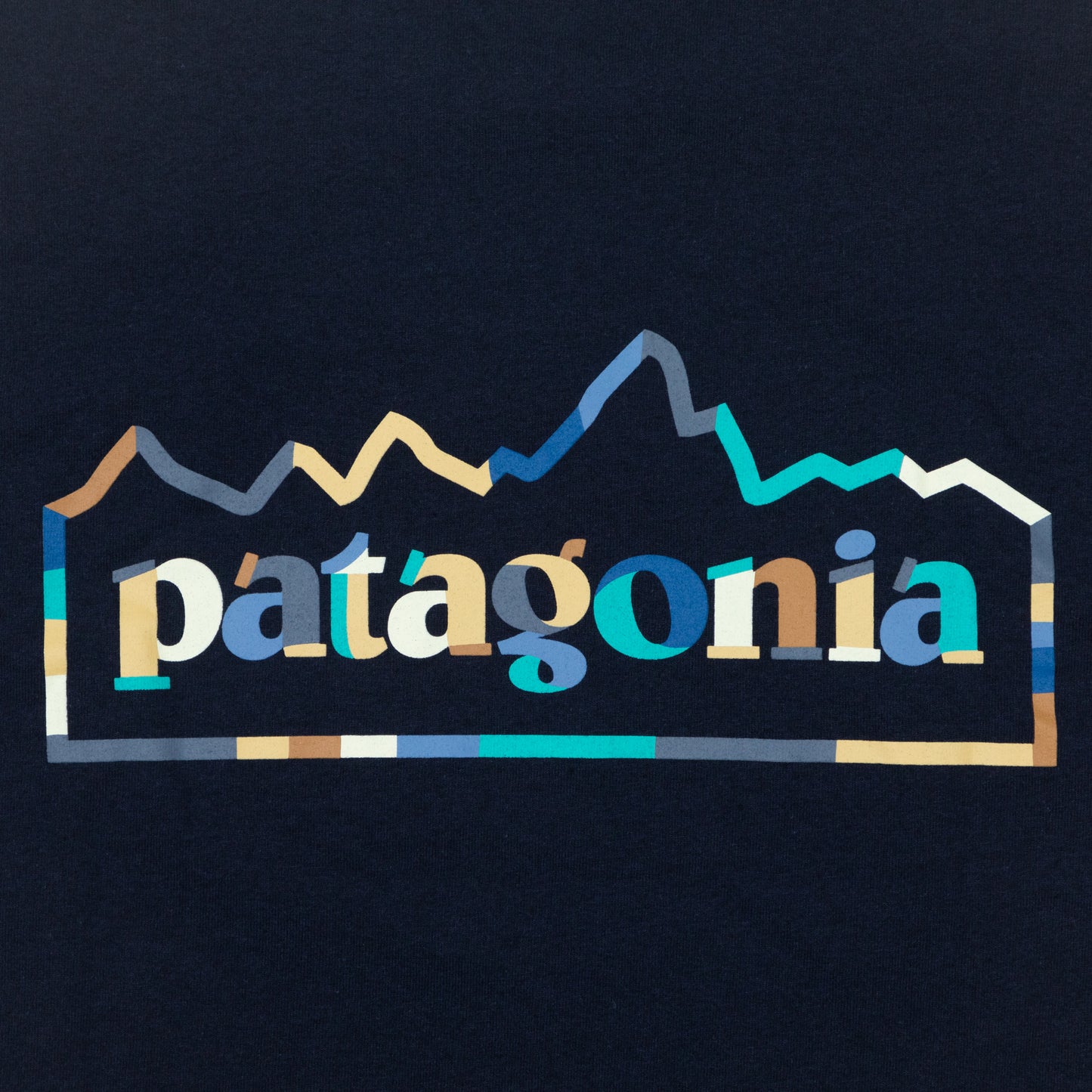 PATAGONIA Unity Fitz Responsibili-Tee T-Shirt in NAVY