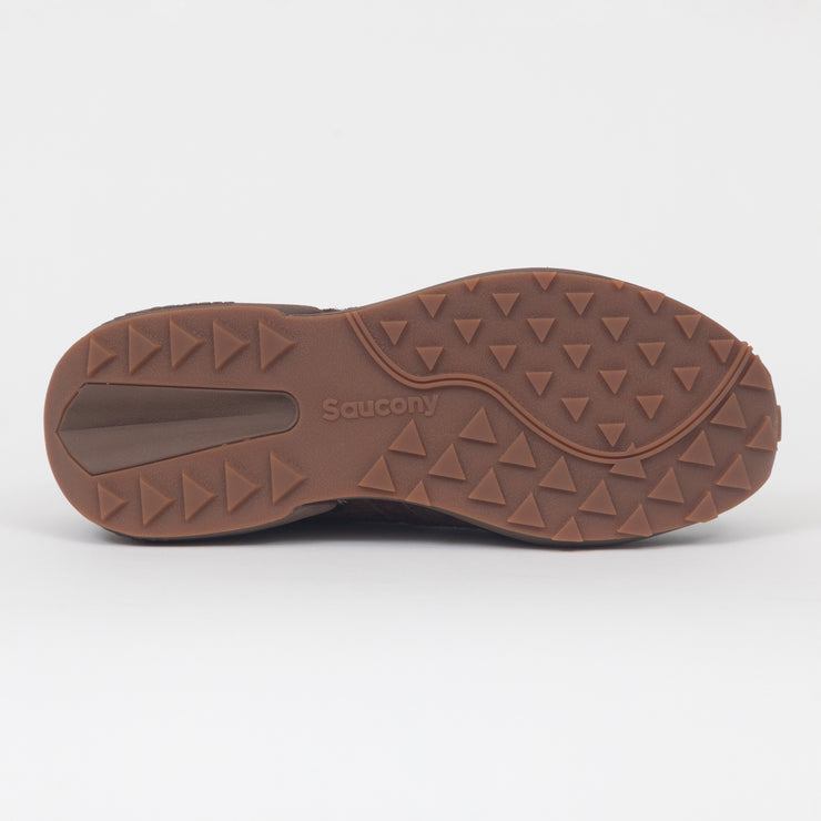 SAUCONY x Universal Works Collaboration Jazz NXT Trainers in BROWN
