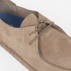 BIRKENSTOCK Utti Lace Suede Leather Shoes in GRAY TAUPE