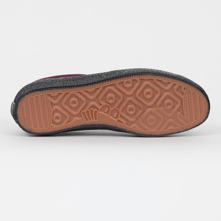 LAST RESORT AB VM002 Suede Skater trainers BURGUNDY & BLACK