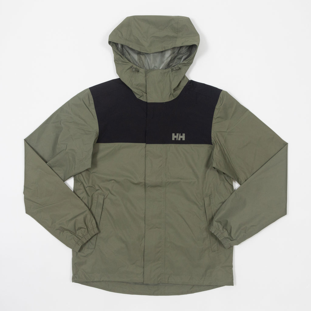HELLY HANSEN Vancouver Rain Jacket in GREEN