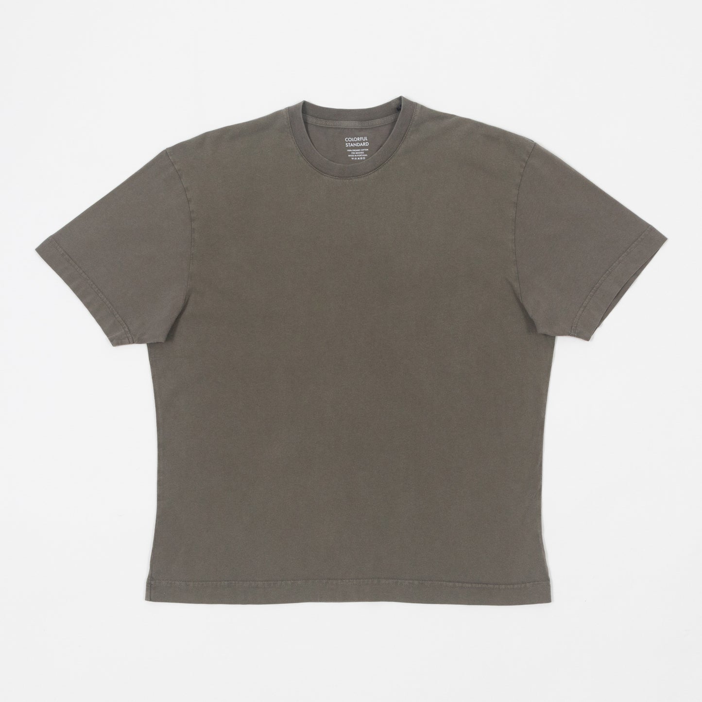COLORFUL STANDARD Basic Oversized T-Shirt in BROWN