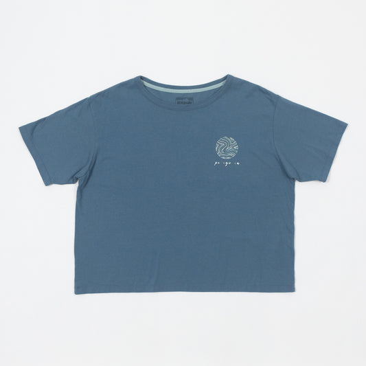 Womens PATAGONIA Easy Cut T-Shirt in BLUE