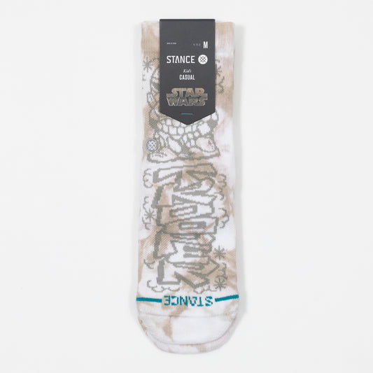 Kids STANCE X Star Wars DJ Trooper Socks in WHITE