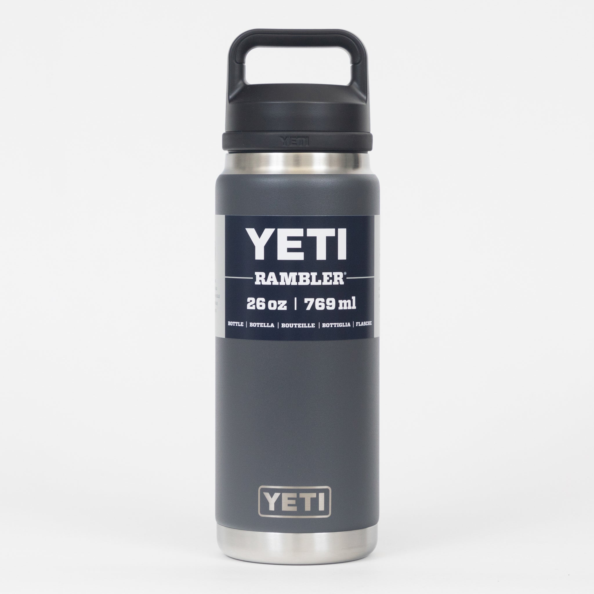 YETI Rambler® 26 oz (769 ml) Bottle With Chug Cap in Charcoal