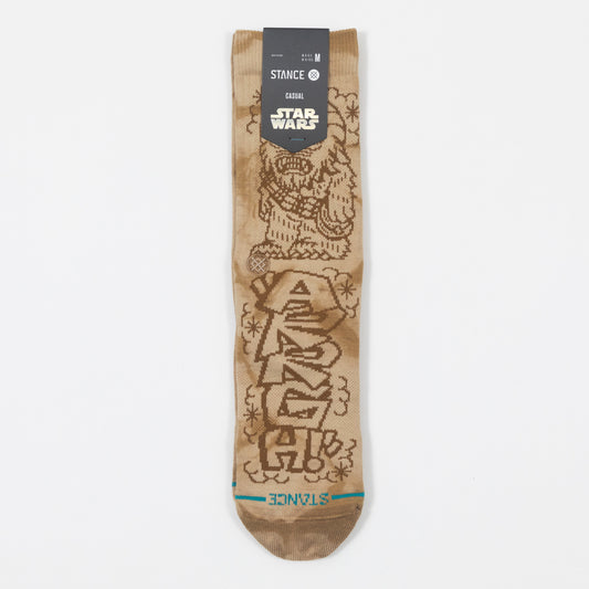 STANCE X STAR WARS DJ Chewie Socks in BEIGE