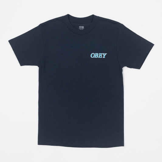 OBEY Transport Classic T-Shirt in NAVY