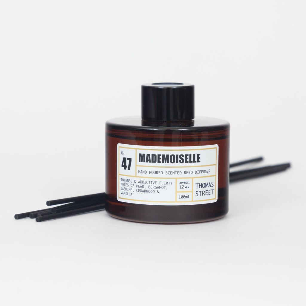 THOMAS STREET CANDLES #47 Mademoiselle Scented Reed Diffuser (100ml)