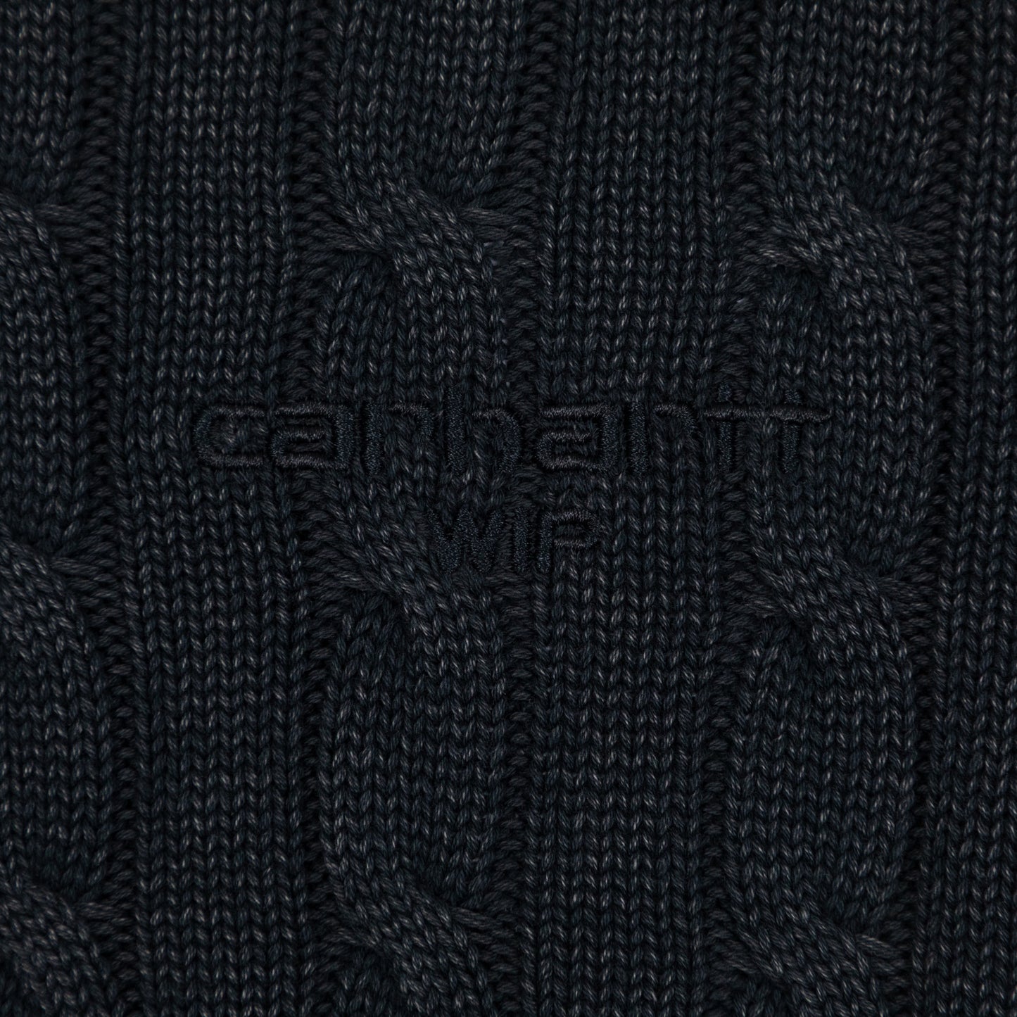Womens CARHARTT WIP Carter Knit T-Shirt in CHARCOAL