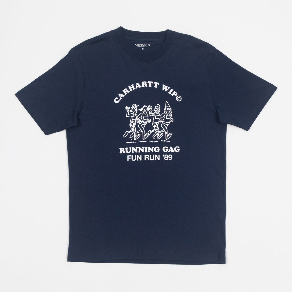 CARHARTT WIP Fun Run T-Shirt in NAVY