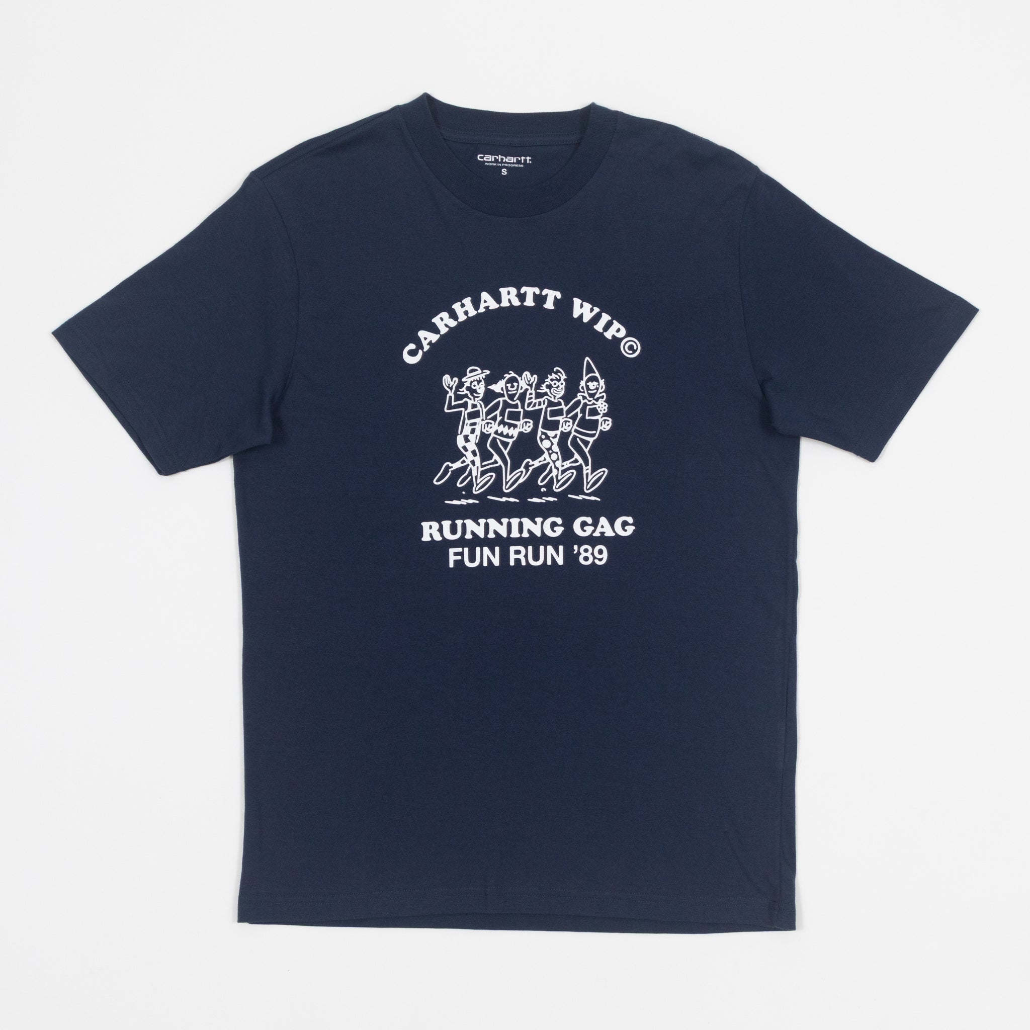 CARHARTT WIP Fun Run T-Shirt in NAVY