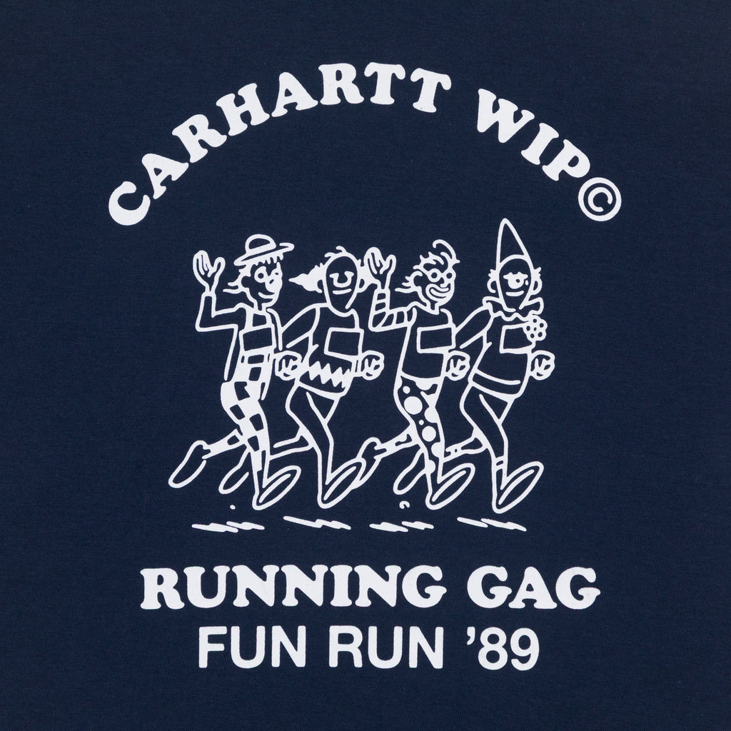 CARHARTT WIP Fun Run T-Shirt in NAVY