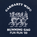 CARHARTT WIP Fun Run T-Shirt in NAVY