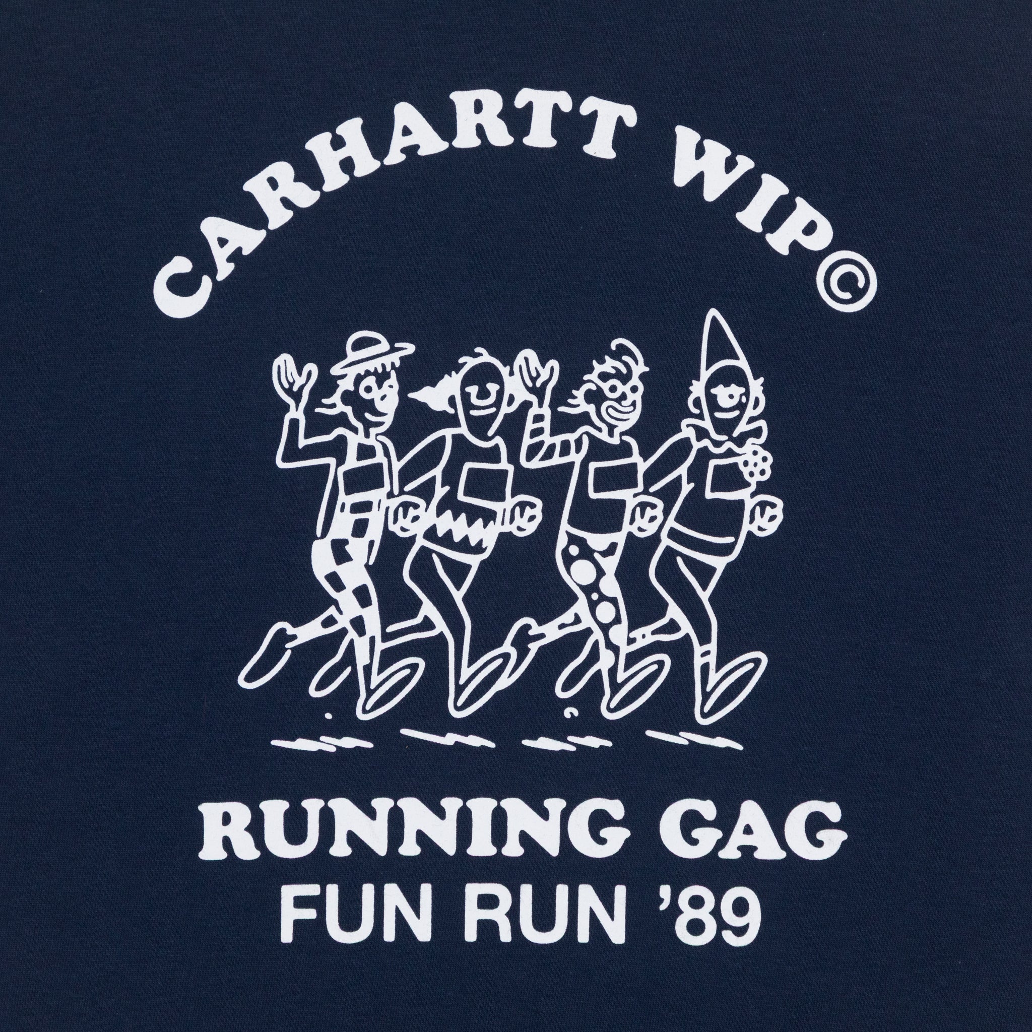 CARHARTT WIP Fun Run T-Shirt in NAVY