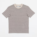 Womens CARHARTT WIP Gellar Stripe T-Shirt in BEIGE