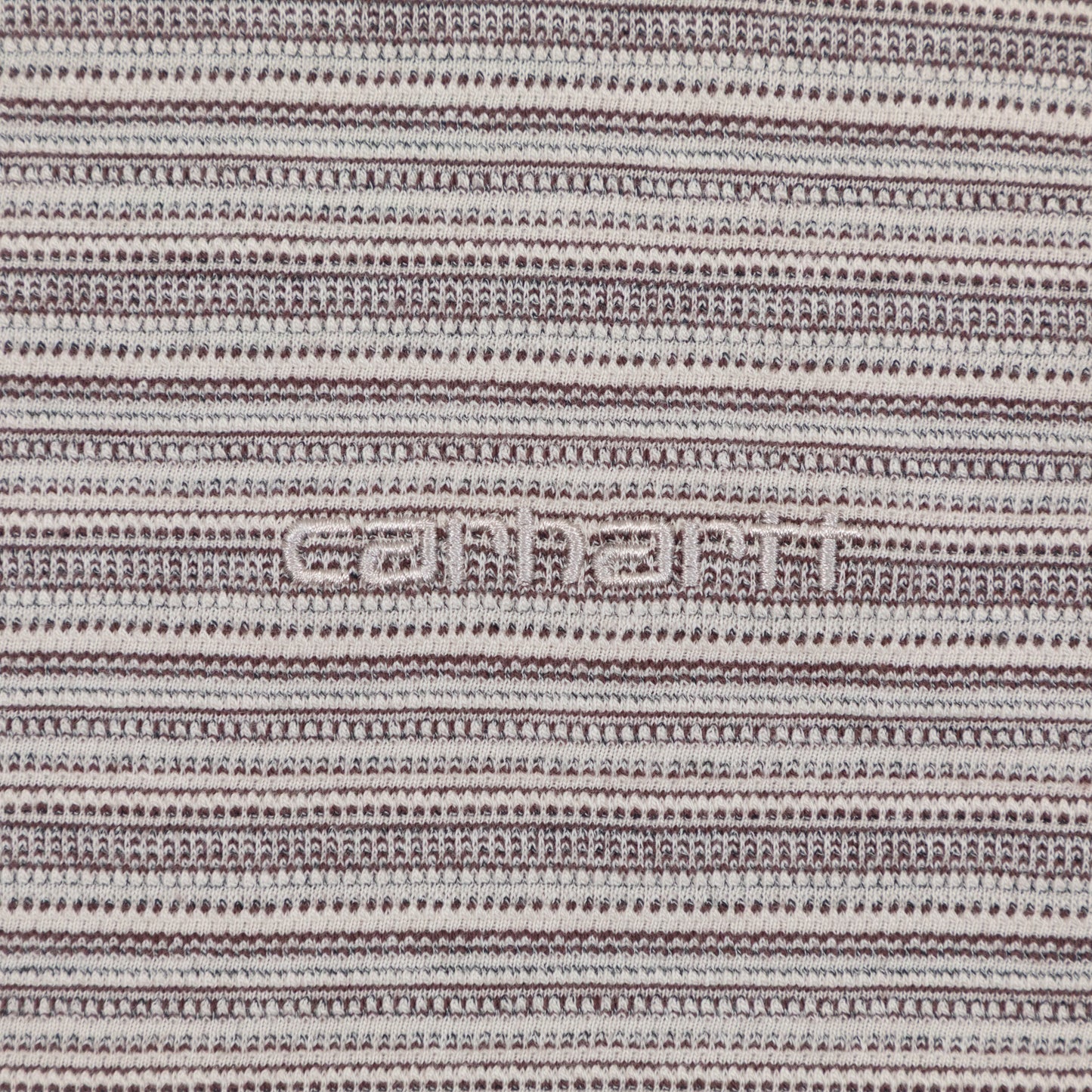 Womens CARHARTT WIP Gellar Stripe T-Shirt in BEIGE