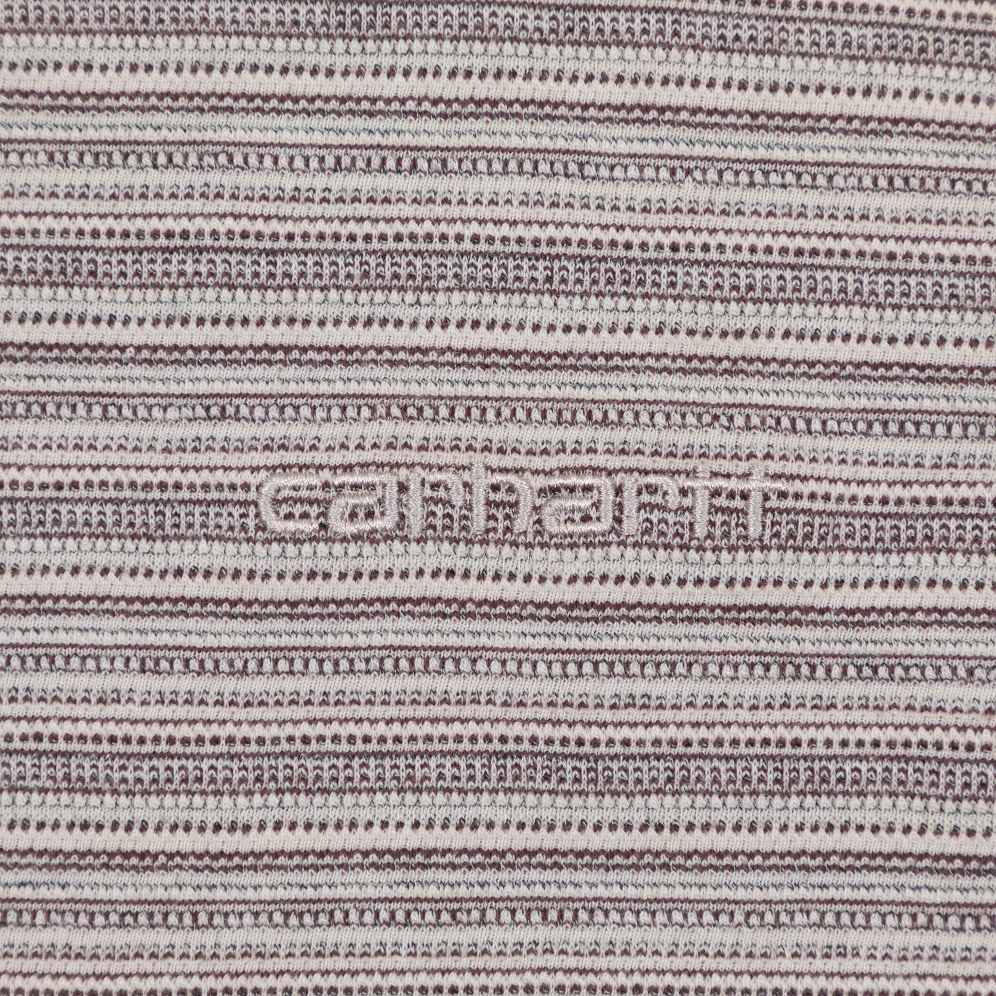 Womens CARHARTT WIP Gellar Stripe T-Shirt in BEIGE
