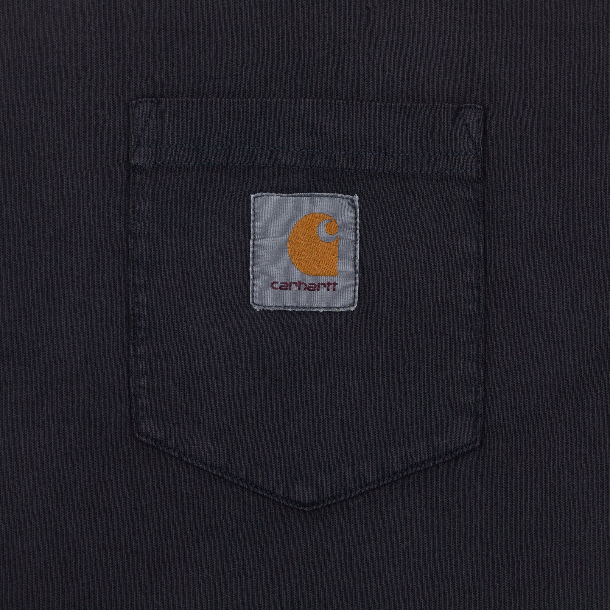 CARHARTT WIP Hudson Pocket T-Shirt in FADED BLACK