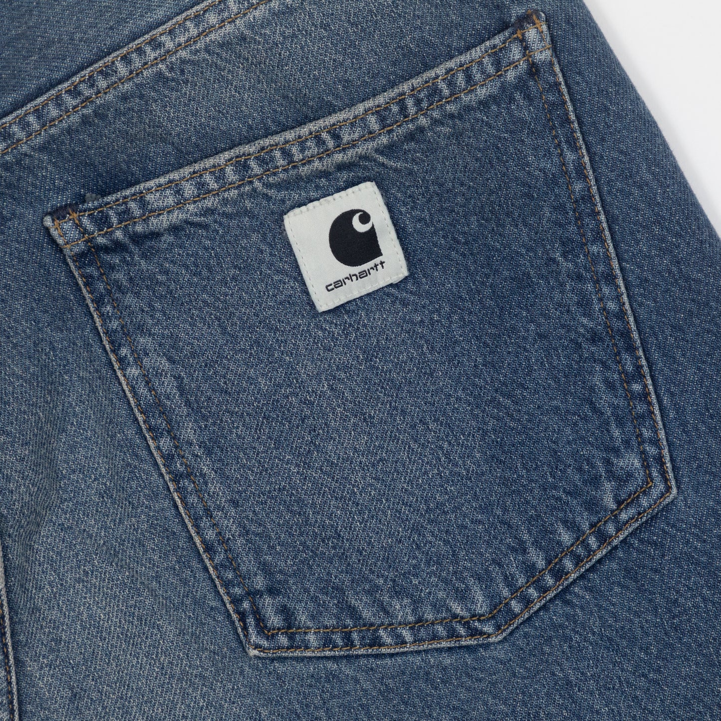Womens CARHARTT WIP Jane Jeans in WASHED DARK BLUE