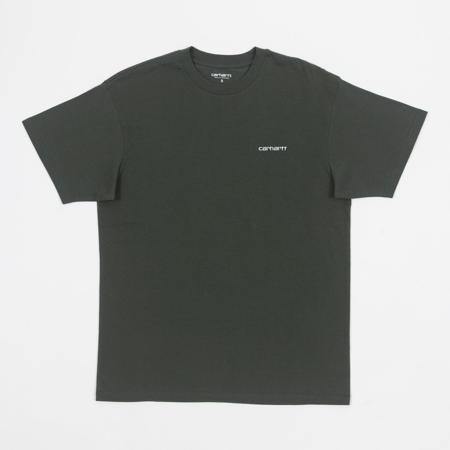 CARHARTT WIP Script T-Shirt in GREEN