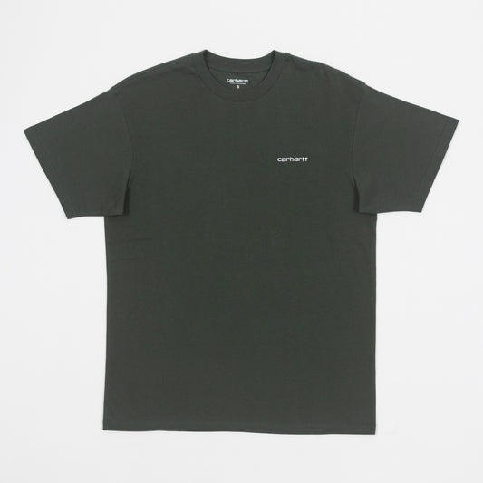 CARHARTT WIP Script T-Shirt in GREEN