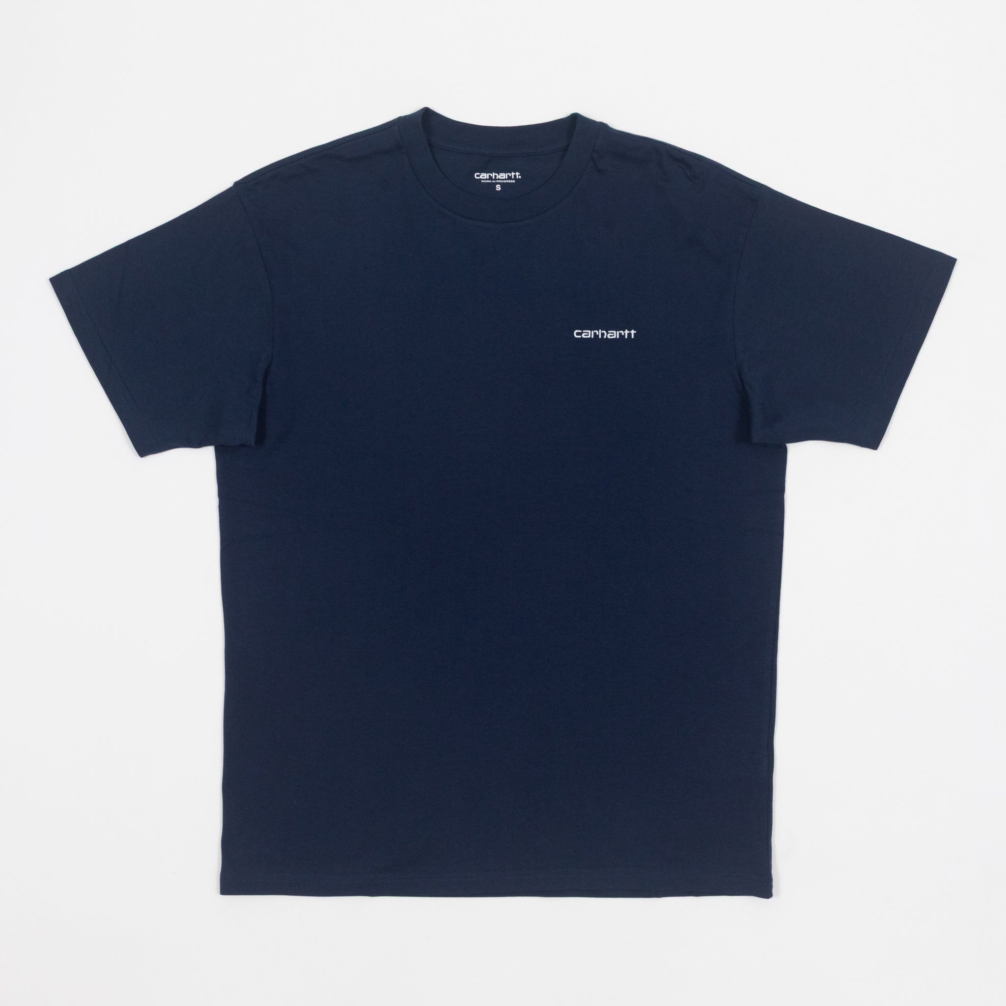 CARHARTT WIP Script T-Shirt in NAVY