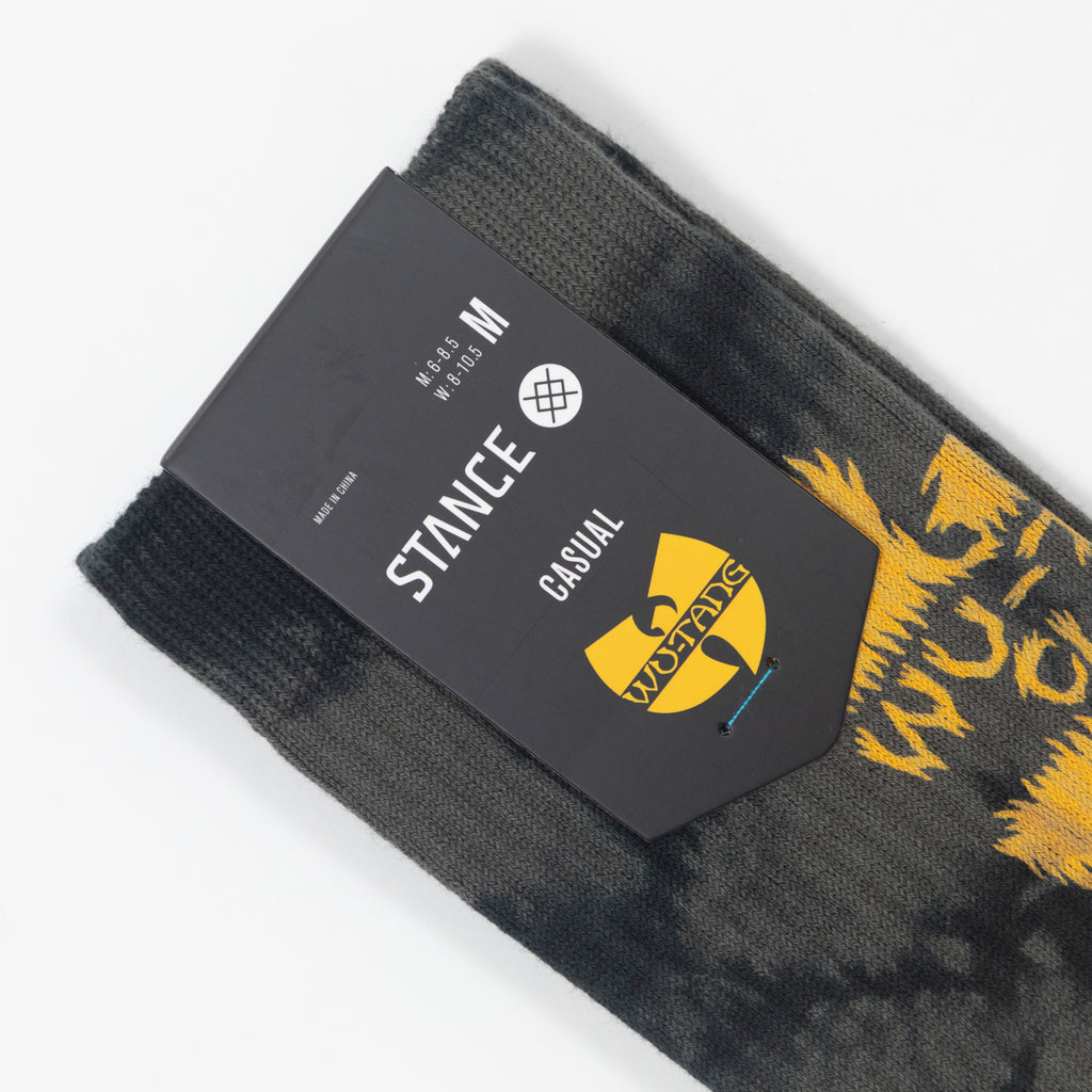 STANCE X WU-TANG Shaolin Slums Socks in BLACK
