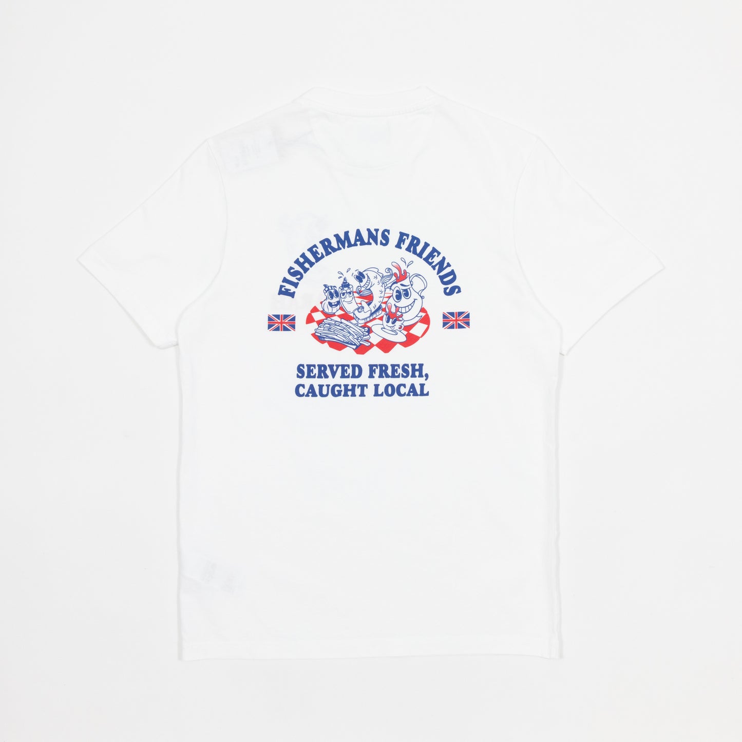 FARAH Wake Graphic T-Shirt in WHITE
