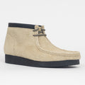 CLARKS ORIGINALS Wallabee Boots in MAPLE & BLACK