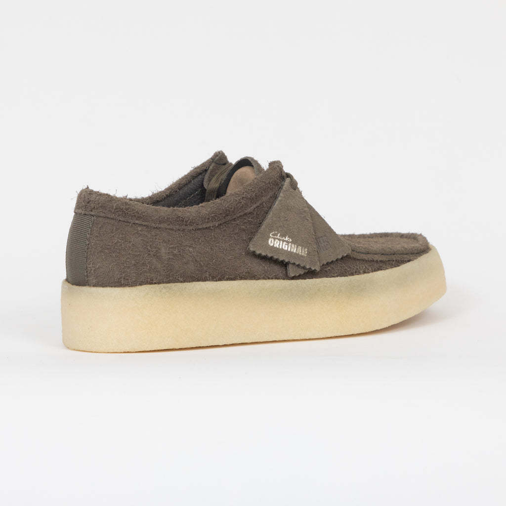 CLARKS ORIGINALS Wallabee Cup Suede Shoes in GREY
