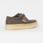 CLARKS ORIGINALS Wallabee Cup Suede Shoes in GREY