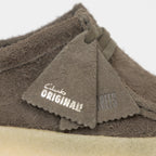 CLARKS ORIGINALS Wallabee Cup Suede Shoes in GREY