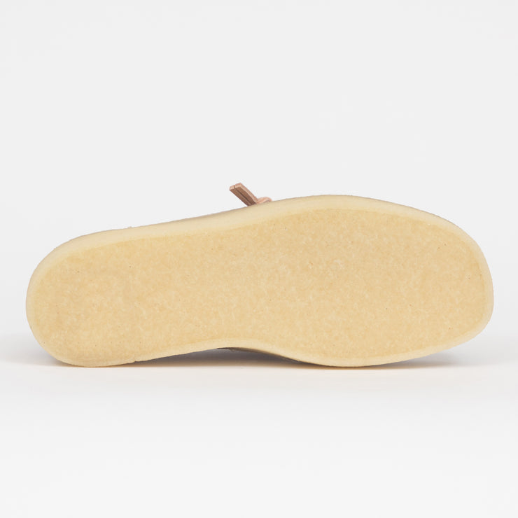 Womens CLARKS ORIGINALS Wallabee Cup Suede Shoes in PINK